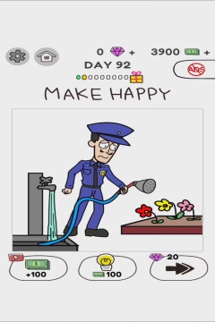 Draw Happy World Police Level 92