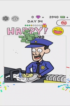 Draw Happy World Police Level 94