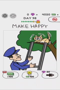 Draw Happy World Police Level 98