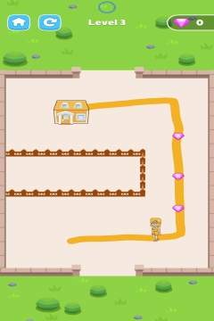 Draw To Home Puzzle Level 3