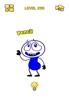 Pencil draw puzzle level 255