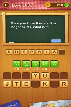 Word Riddles level 167