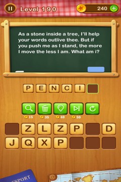 Word Riddles level 190