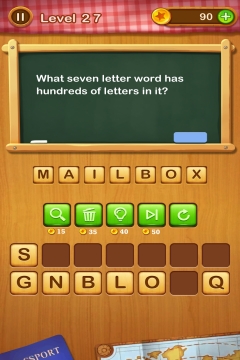 Word Riddles level 27