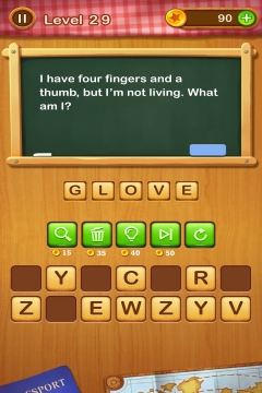 Word Riddles level 29