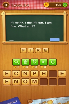 Word Riddles level 34