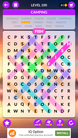 wordscapes search level 100