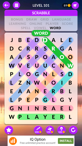 wordscapes search level 101