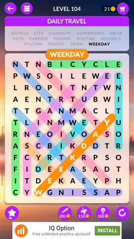 wordscapes search level 104