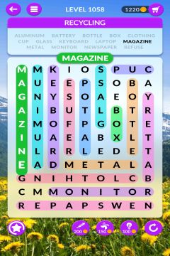 wordscapes search level 1058