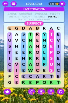 wordscapes search level 1063