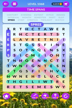 wordscapes search level 1068
