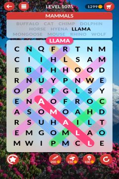 wordscapes search level 1075