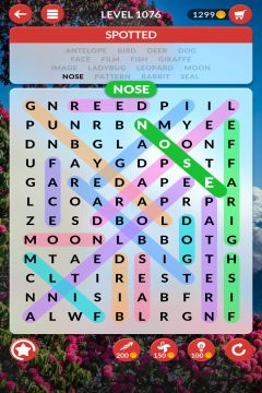 wordscapes search level 1076