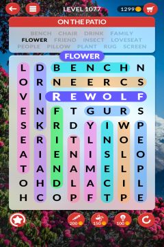 wordscapes search level 1077