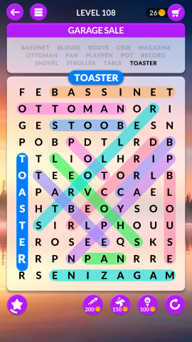 wordscapes search level 108
