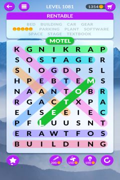 wordscapes search level 1081