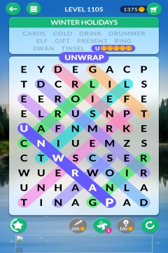 wordscapes search level 1105
