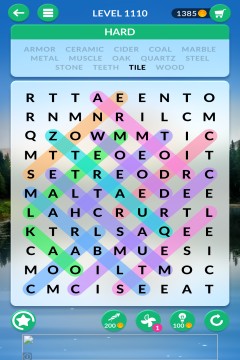 wordscapes search level 1110