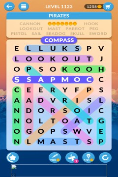 wordscapes search level 1123