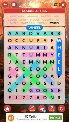 wordscapes search level 113