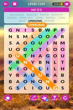 wordscapes search level 1139