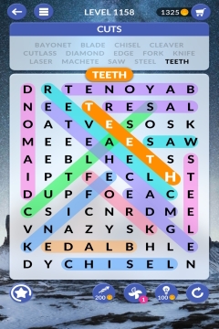 wordscapes search level 1158