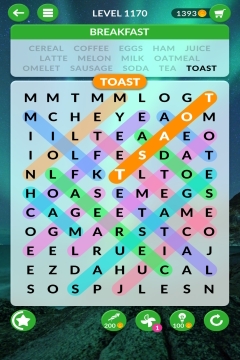 wordscapes search level 1170