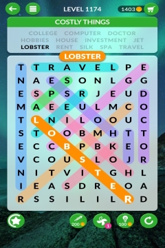 wordscapes search level 1174