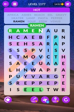 wordscapes search level 1177