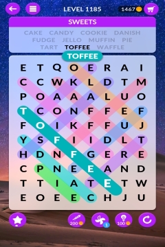 wordscapes search level 1185
