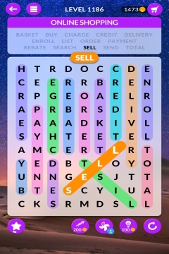 wordscapes search level 1186