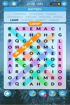 wordscapes search level 1191