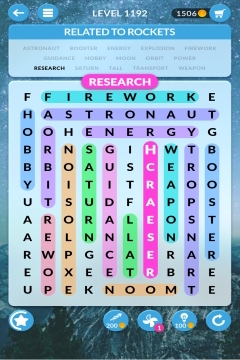 wordscapes search level 1192