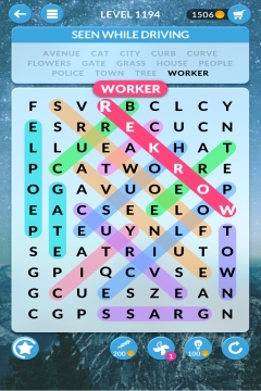 wordscapes search level 1194
