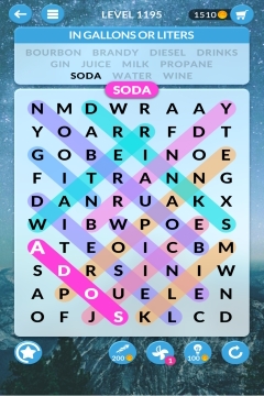 wordscapes search level 1195