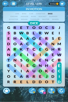 wordscapes search level 1198