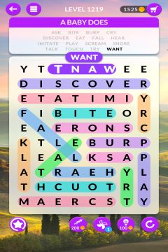 wordscapes search level 1219