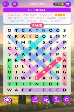 wordscapes search level 1222
