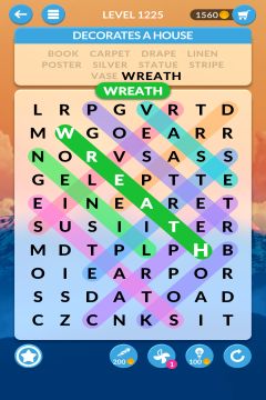 wordscapes search level 1225