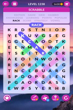 wordscapes search level 1238