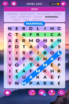 wordscapes search level 1241