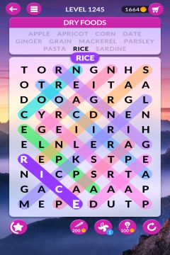 wordscapes search level 1245