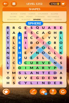 wordscapes search level 1252