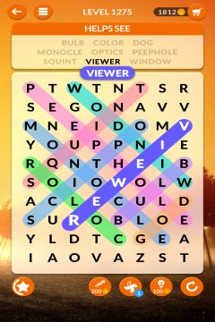 wordscapes search level 1275