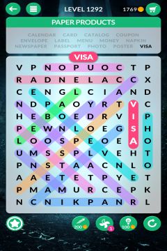 wordscapes search level 1292