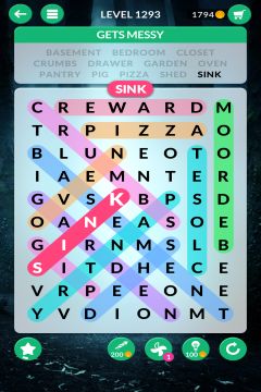 wordscapes search level 1293