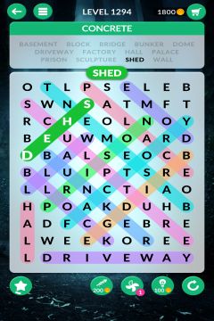 wordscapes search level 1294