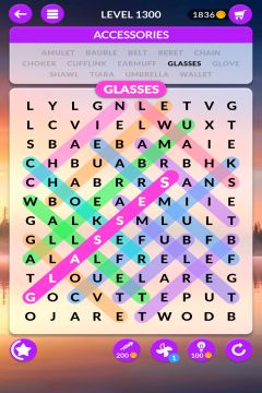 wordscapes search level 1300