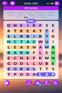 wordscapes search level 1301